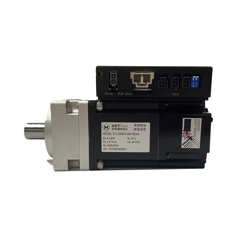 400W DC 48V 1:64 减速比 一体化电机驱动伺服 AGV 高速