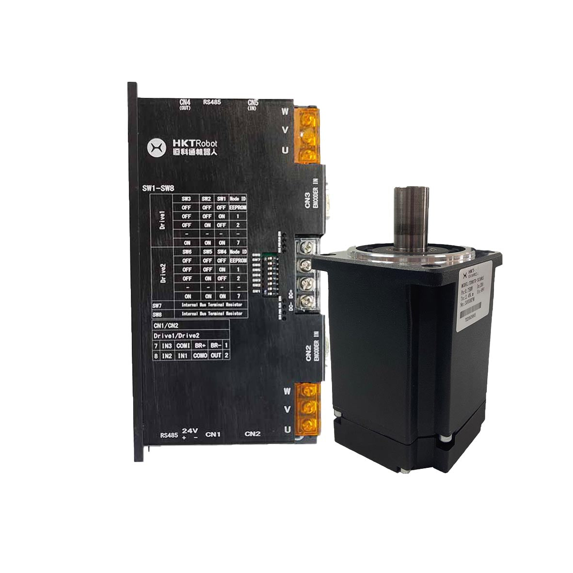 750W 2.38N⋅m Low Voltage Servo Motor Driver Inverter Kit 3000RPM